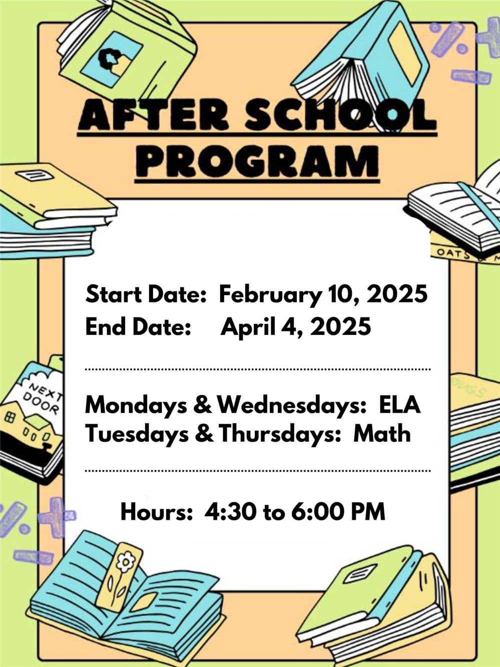 Afterschool Flyer
